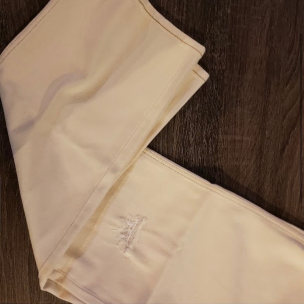 Men's White Carpenter Jeans - Picture 3 of 5